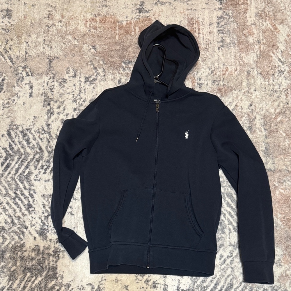 Polo Ralph Lauren double knit full zip hoodie size M